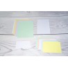 Exacompta - Réf. 10603E - Paquet de 100 fiches bristol quadrillées 5x5 perforées - sous film - compatibles avec imprimante jet d