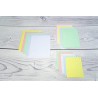 Exacompta - Réf. 10606E - Paquet de 100 fiches bristol quadrillées 5x5 perforées - sous film - compatibles avec imprimante jet d