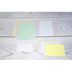 Exacompta - Réf. 10606E - Paquet de 100 fiches bristol quadrillées 5x5 perforées - sous film - compatibles avec imprimante jet d