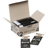 BIC 4 Couleurs - Recharges pour Stylo-Bille - Pointe Moyenne (1,0 mm) – Encre Noire, Lot Economique de 50