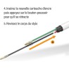BIC 4 Couleurs - Recharges pour Stylo-Bille - Pointe Moyenne (1,0 mm) – Encre Noire, Lot Economique de 50