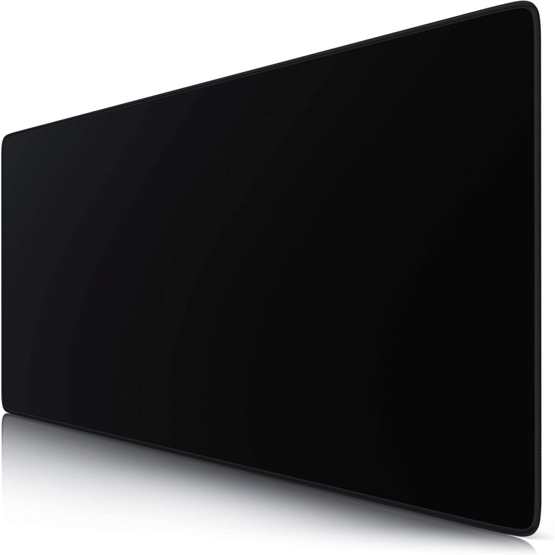 CSL-Computer - Tapis de souris XXL Speed Gaming Titanwolf noir 900 x 400 mm - Grande base de table - Améliore la précision et la