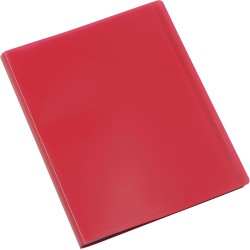 Viquel - Protège documents 100 Vues (50 pochettes) - Reliure Format A4 ESSENTIEL - Fabriqué en France - Rouge