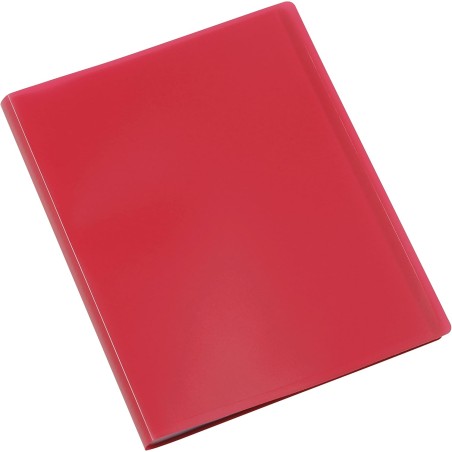 Viquel - Protège documents 100 Vues (50 pochettes) - Reliure Format A4 ESSENTIEL - Fabriqué en France - Rouge