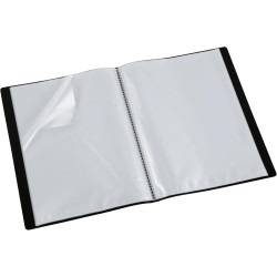 Viquel - Protège documents 20 Vues (10 pochettes) - Reliure Format A4 ESSENTIEL - Fabriqué en France - Noir