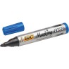 BIC Marking 2000 ECOlutions Marqueurs Permanents à Pointe Conique Moyenne - Bleu, Boîte de 12
