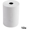 Exacompta - Réf. 43804E - Lot de 10 bobines pour balance - largeur 80 mm x diamètre 56 mm - mandrin 12 mm - 1 pli thermique 48g/