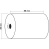 Exacompta - Réf. 43804E - Lot de 10 bobines pour balance - largeur 80 mm x diamètre 56 mm - mandrin 12 mm - 1 pli thermique 48g/