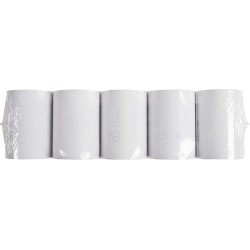Exacompta - Réf. 43804E - Lot de 10 bobines pour balance - largeur 80 mm x diamètre 56 mm - mandrin 12 mm - 1 pli thermique 48g/