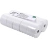 EXACOMPTA Lot de 10 Bobines pour caisse enregistreuse papier blanc 55g 44x70x12mm, 1 pli thermique