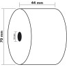 EXACOMPTA Lot de 10 Bobines pour caisse enregistreuse papier blanc 55g 44x70x12mm, 1 pli thermique