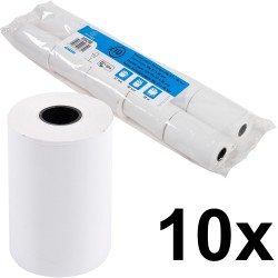 Exacompta - Réf. 40339E - Lot de 10 bobines pour tickets de carte bancaire - largeur 57 mm x diamètre 40 mm - 1 pli thermique 55