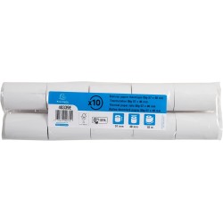 Exacompta - Réf. 40339E - Lot de 10 bobines pour tickets de carte bancaire - largeur 57 mm x diamètre 40 mm - 1 pli thermique 55