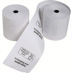 Exacompta - Réf. 43817E - Carton de 10 bobines pour tickets de caisse - largeur 80 mm x diamètre 72 mm - mandrin 12 mm - 1 pli t