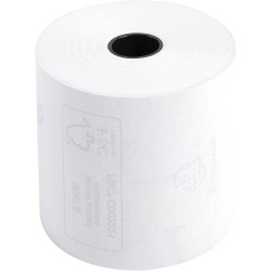Exacompta - Réf. 40347E - Paquet de 10 bobines pour tickets de caisse et carte bancaire 57x60 mm - 1 pli thermique 55g/m² sans B