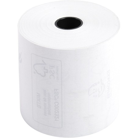 Exacompta - Réf. 40347E - Paquet de 10 bobines pour tickets de caisse et carte bancaire 57x60 mm - 1 pli thermique 55g/m² sans B