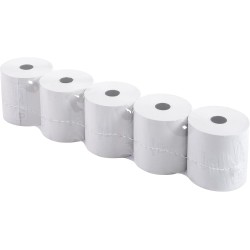 Exacompta - Réf. 40347E - Paquet de 10 bobines pour tickets de caisse et carte bancaire 57x60 mm - 1 pli thermique 55g/m² sans B