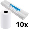 Exacompta - Réf. 40991E - Lot de 10 bobines pour balance - largeur 76 mm x diamètre 70 mm - mandrin 12 mm - 1 pli thermique 55g/