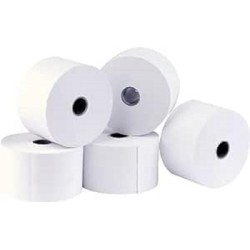 Exacompta - Réf. 43807E - Lot de 5 bobines pour tickets de caisse - largeur 80 mm x diamètre 72 mm - mandrin 12 mm - 1 pli therm