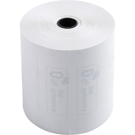 Exacompta - Réf. 43816E - Lot de 10 bobines pour tickets de caisse - largeur 80 mm x diamètre 72 mm - mandrin 12 mm - 1 pli ther