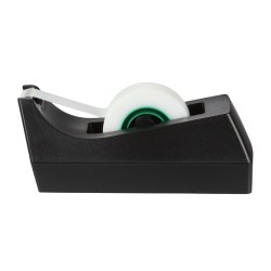 Scotch Distributeur de Ruban Adhésif Rechargeable C38, Noir - Idéal pour l'École, la Maison et le Bure