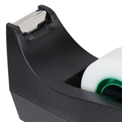 Scotch Distributeur de Ruban Adhésif Rechargeable C38, Noir - Idéal pour l'École, la Maison et le Bure