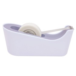 Scotch Dévidoir de Ruban Adhésif C18, Lavande + Scotch Magic Ruban Invisible, 1 Rouleau 19 mm x 33 m - pour l'École, la Maison e