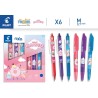 PILOT - Coffret de 3 Frixion Ball + 3 FriXion Ball Clicker - Stylos Effaçables - Édition Limitée Sweet Paradise - Rollers Rechar