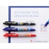 PILOT x ONE PIECE - Lot de 3 Frixion Ball, Noir, Bleu, Rouge + 1 Set de 3 recharges bleues + 4 Stickers - Stylos Effaçables - Éd