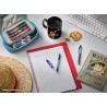 PILOT x ONE PIECE - Lot de 3 Frixion Ball, Noir, Bleu, Rouge + 1 Set de 3 recharges bleues + 4 Stickers - Stylos Effaçables - Éd