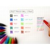 PILOT - Lot de 5 Frixion Ball - Stylo effaçable à encre thermosensible - Stylo roller rechargeable fabriqué à partir de plastiqu