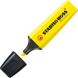 STABILO BOSS ORIGINAL - Surligneur - Set de bureau x 23 Surligneurs - 8 fluo + 8 pastel + 6 couleurs nature + 1 marqueur noir