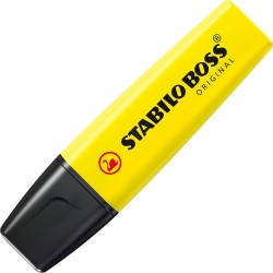 STABILO BOSS ORIGINAL - Surligneur - Boite x 4 surligneurs fluo - Coloris assortis