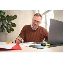 STABILO BOSS ORIGINAL - Surligneur - Boite x 4 surligneurs fluo - Coloris assortis