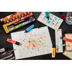 STABILO BOSS ORIGINAL ARTY - Surligneur - Set de bureau x 23 surligneurs Pastel et fluo - Gamme ARTY