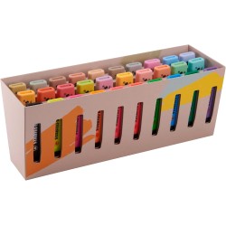 STABILO BOSS ORIGINAL - Surligneur - Set de bureau x 30 surligneurs - 9 fluo, 14 pastel, 6 couleurs nature et 1 marqueur noir