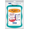 BIC Velleda - Ardoise Effaçable à Sec Double Face | Écriture & Dessin | Résistante & Pratique | Effacette & Marqueur Offerts - C