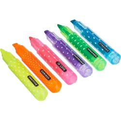 LEGAMI - Lot de 6 mini surligneurs, Teddy's Mood, Confezione da 1