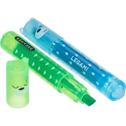 LEGAMI - Lot de 6 mini surligneurs, Teddy's Mood, Confezione da 1