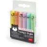 LEGAMI Teddy's Style Lot de 12 mini surligneurs
