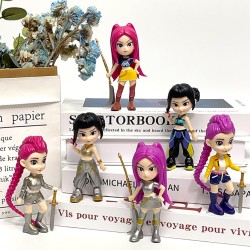 Flanliy Demon Fun Dolls Hunters, Decorative Ornaments Demon Hunters Figurine, Demon Goodies Hunters, Suitable for Hunter Fans to